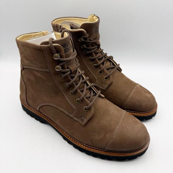Samuel Hubbard Mens Uptown Maverick Boot US 9 Wide EU 42.5 Brown Nubuck NIB - Picture 5 of 13